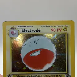 1st Edition Pokemon TCG Electrode 2/64 Jungle Holo Rare Unlimited Italian 1999 - Image 4