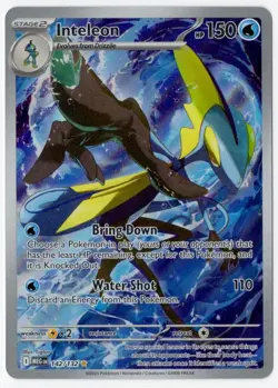 Inteleon 142/132 Illustration Rare Mega Evolution Pokemon NM - Image 1