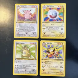 Pokemon Lot - 1st Edition Jungle Non-Holo Rares Jolteon (See description) NM - Image 1