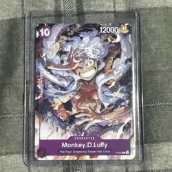 Monkey.D.Luffy P-041 ONE PIECE Card Game NM Purple Common Reprint - Image 1