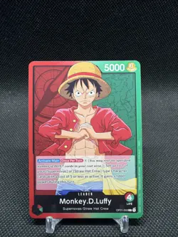 Monkey D. Luffy - OP01-003 Leader Post Errata - Demo Deck - One Piece English - Image 1