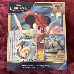 Disney Lorcana Fabled Collection Starter Set Factory Sealed - Image 1