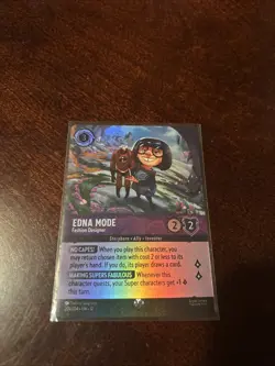 Edna Mode - Fashion Designer - 209/204 - Epic - Disney Lorcana Wilds Unknown - Image 2