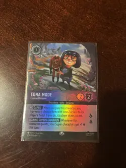 Edna Mode - Fashion Designer - 209/204 - Epic - Disney Lorcana Wilds Unknown - Image 3