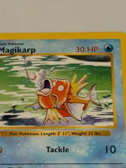 1st Edition Magikarp Pokemon Card 1999 Base Set Wizards of the Coast - Image 2