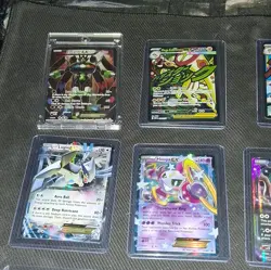 Pokemon TCG Holo EX 7-Card Lot Zygarde EX Mega Rayquaza EX Lugia EX Hoopa EX - Image 1