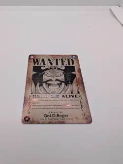 Gol D Roger OP09-118 SEC SP ENGLISH ONE PIECE Card Wanted Carrying on His Will - Image 2