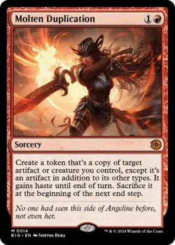 Molten Duplication -Foil Near Mint MTG - Image 1