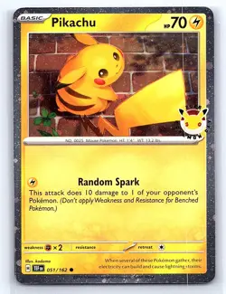 Pikachu (Pokemon Day 2026) Holo Common Miscellaneous Cards & Products 051/162 NM - Image 1