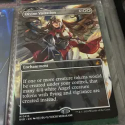 Divine Visitation (Anime Borderless) Ravnica Remastered Regular - Image 2