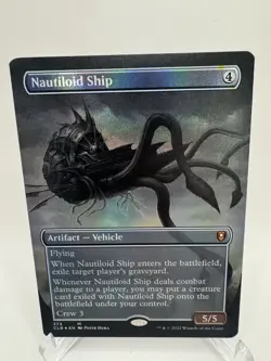 Nautiloid Ship - Foil Extended Art CLB NM MTG - Image 1