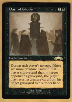 Oath of Ghouls - (Exodus, Rare, English, 1998) NM MTG - Image 1