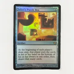 Magic The Gathering MTG Teferi's Puzzle Box Ninth Edition Rare Foil #312 CGC 9 - Image 1