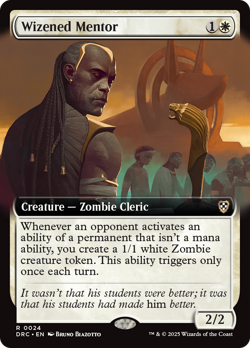 Wizened Mentor (Extended Art) [Aetherdrift Commander] Near Mint - Image 1