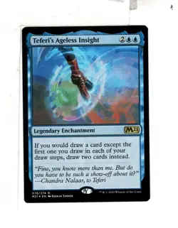 MTG SkeenAB Teferi's Ageless Insight FOIL from M21. NM. - Image 1