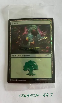 MTG Land - Forest #578 - FOIL - Secret Lair Drop Promo NM/M Unplayed - Image 1