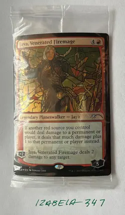 MTG Jaya, Venerated Firemage (Stained Glass) FOIL SLD #513 NM/M SEALED - Image 1