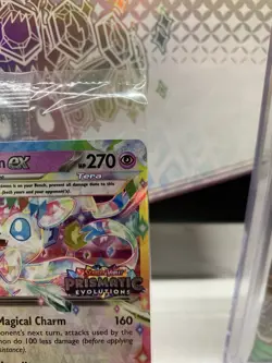 Sylveon EX Stamped Promo Pokemon Prismatic Evolutions Surprise Box - Image 3