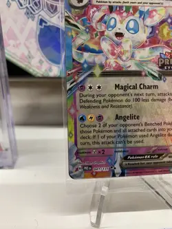 Sylveon EX Stamped Promo Pokemon Prismatic Evolutions Surprise Box - Image 4