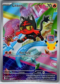 Litten 044 ME: Mega Evolution Promo - Pokemon Card - NM - Image 1