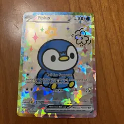 Piplup: 014/055 Special Art Rare Cracked Ice Holo - Pokemon TCG - Image 1