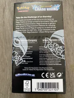 Pokemon TCG Chaos Rising Half Booster Box Brand New Sealed (18 Packs) - Image 3