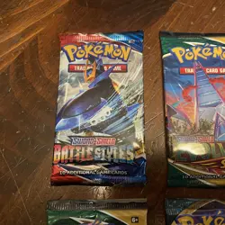 NEW Pokemon TCG Booster Pack Lot Bundle Evolving Skies Sword Shield Factory Seal - Image 2