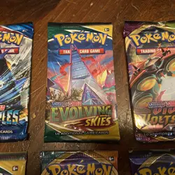 NEW Pokemon TCG Booster Pack Lot Bundle Evolving Skies Sword Shield Factory Seal - Image 3