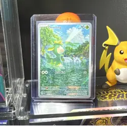 Pokemon Deerling 091/086 SV: White Flare Illustration Rare Full Art Holo HP70 - Image 1