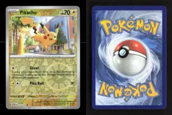 Pikachu 018/091 Paldean Fates Reverse Holo NM/M Pokemon - Image 3