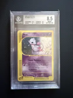 2002 Pokemon Expedition Mew Holo Rare #19/165 BGS 8.5 Strong With Swirl 🌀 - Image 2