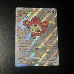 Simisear VSTAR GG37/GG70 Crown Zenith Galarian Gallery Full Art Holo - Image 1
