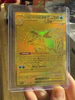 Pokemon TCG Chaos Rising Mega Greninja Ex GOLD 122/086 English - Image 1