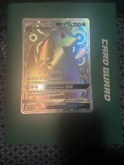 DRAGONITE GX SM156 JUMBO FULL ART RAINBOW RARE 2018 DRAGON MAJESTY POKEMON TCG - Image 1