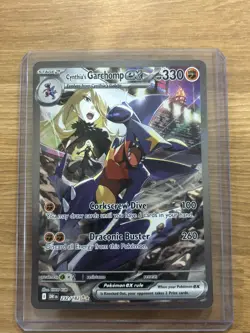 Cynthia's Garchomp ex 232/182 Special Illustration Rare Pokemon TCG - Image 3