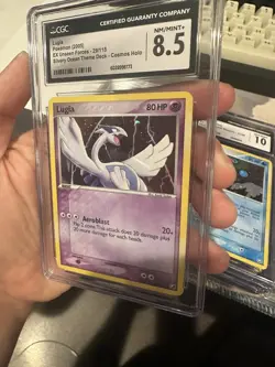 2005 Pokemon Ex Unseen Forces Lugia #29/115 CGC 8.5 Cosmo HUGE SWIRL - Image 1