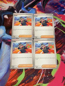 4x Judge 076/088 Me03: Perfect Order PLAYSET x4 - Pokemon TCG - NM - Image 1