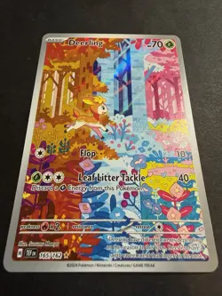 Pokemon TCG Deerling 165/162 SV05 Temporal Forces Illustration Rare Holo IR - Image 2