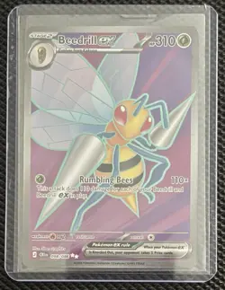 Beedrill EX Crimson Invasion Secret Rare 098/086 Full Art - Image 1