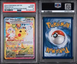 The Pokemon Company Pokemon TCG Pikachu ex 238/191 Surging Sparks SIR Holo PSA 8 - Image 3