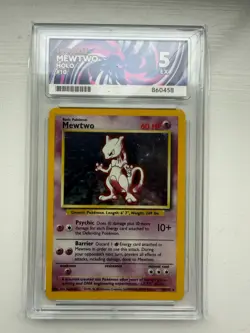 Pokemon Mewtwo Base Set Ace 5 1999 Holo Rare - Image 1