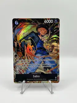 One Piece CCG Sabo PRB02-014 Alt Art SR - English - PACK FRESH MINT - Image 1