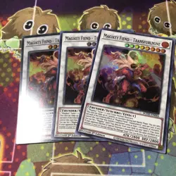 x3 Magikey Fiend - Transfurlmine BODE-EN044 Super Rare Yugioh - Image 1