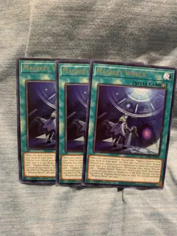 YuGiOh! 3x MAGIKEY WORLD MP22-EN158 RARE NM Yu-gi-oh! x3 FAST SHIP TCG - Image 1