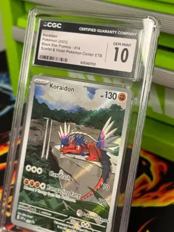 Koraidon - 014 Pokemon Center Exclusive 014 Sv Scarlet & Violet Promo CGC 10 - Image 3