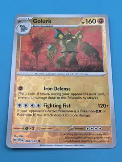 Golurk 088/162 Reverse Holo Uncommon - Temporal Forces Pokemon - NM - Image 1