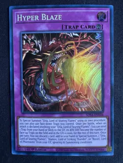 Yugioh! Hyper Blaze SDSA-EN034 Sacred Beasts 1st Edition - Image 2
