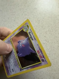 Pokemon Gengar Fossil Holo Rare 1999 5/62 Stage 2 80 HP Card - Image 2