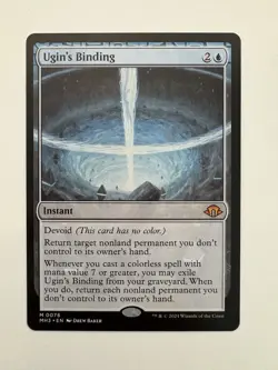 Ugin’s Binding MTG Magic the Gathering Card NM Near Mint MH3 - Image 1