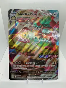 Snorlax VMAX Oversized Pokemon Promo Jumbo Card 142/202 TCG Sealed SWSH stamped - Image 1